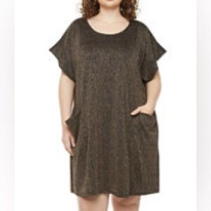 NWOT 52seven Plus Glitter Knit Swing Dresses